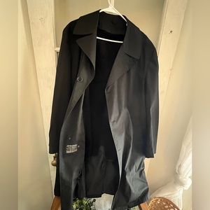 Men’s dress trench coat with liner size 44